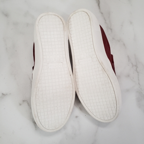 Matisse Red Croc Print Slip On Platform Sneakers Sz 6 - Picture 3 of 5